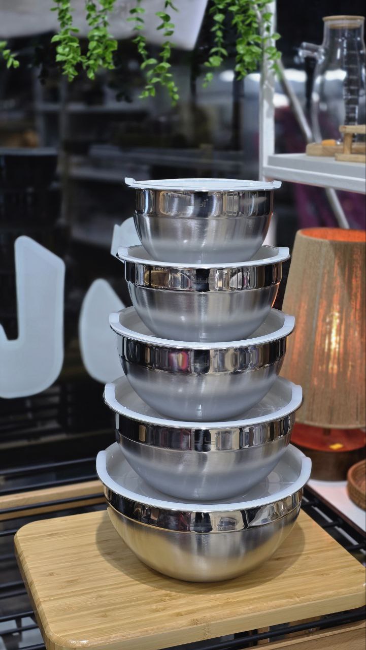 ست لگن استیل