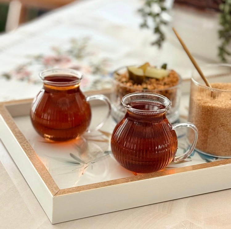 فنجان پیرکس کمر باریک