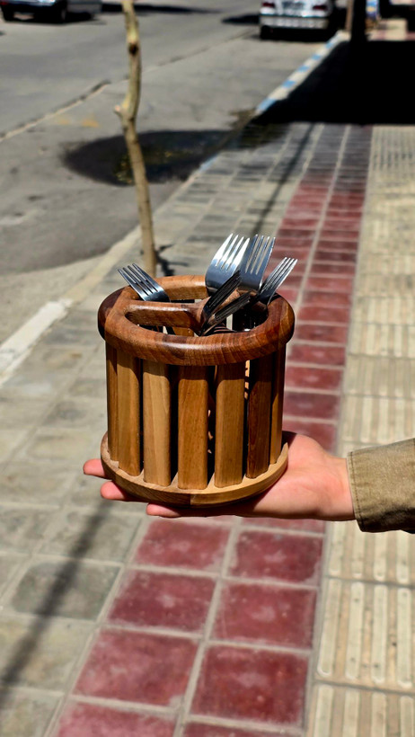 جاکاردی چوبی گرد