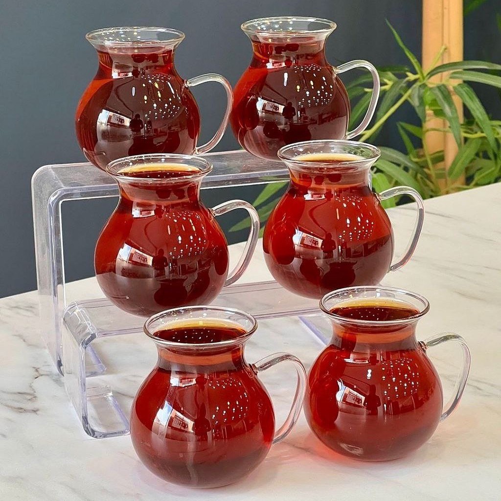 فنجان کمرباریک ساده پیرکس